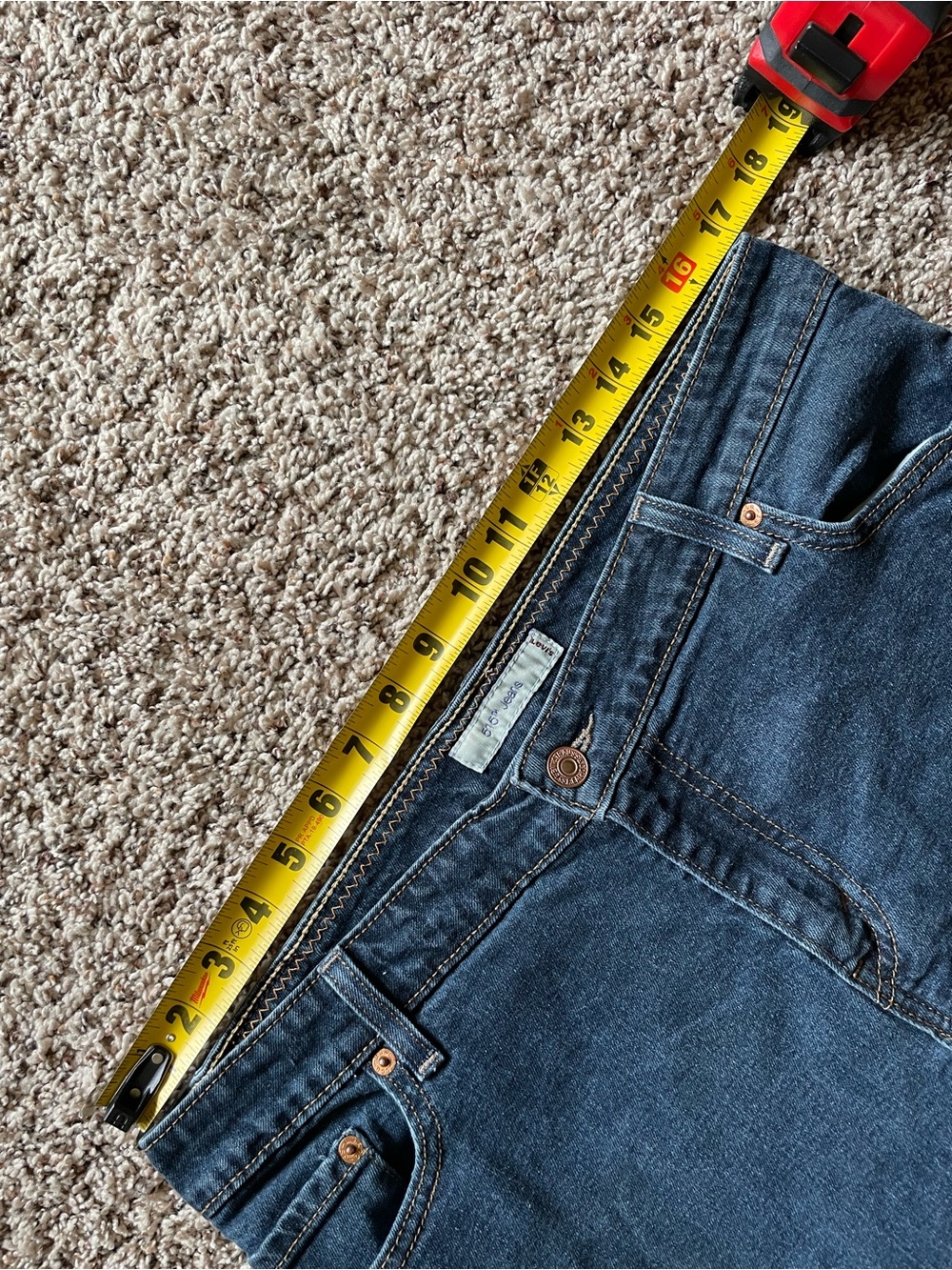 Levi’s 515 Capri Jeans Women’s Size 16 EUC Capris - Picture 6 of 7